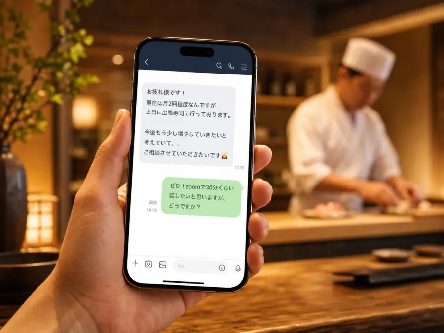 01｜回数無制限の個別チャット相談